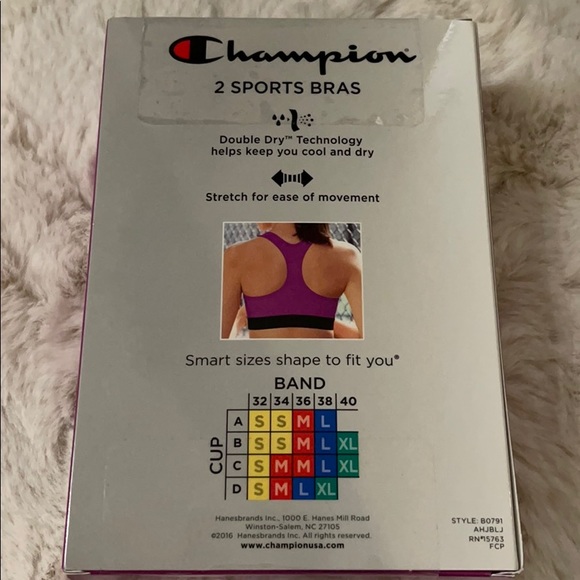CHAMPION (2) Sports Bras Small - Picture 2 of 5